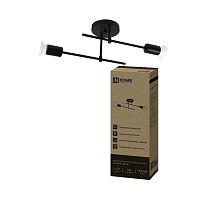 Светильник LOFT EASY-2Е27-BL 2хE27 потолочн. под лампу черн. IN HOME 4690612064123