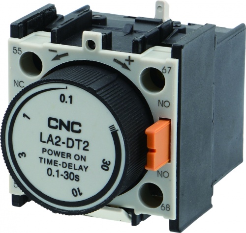 Приставка задержки времени LA2-DT2 (CJX2i, CJX2-D, CJX2s) вкл. 0,1-30с 1НО+1НЗ | код C000105 | CNC Приставка задержки времени LA2-DT2 (CJX2i, CJX2-D, CJX2s) вкл. 0,1-30с 1НО+1НЗ | код C000105 | CNC