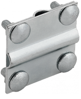 Заж. крес. пол./пр.-пол./пр. 40/12мм оц. сталь IEK | код ZCC13-11-1-12-40 | IEK