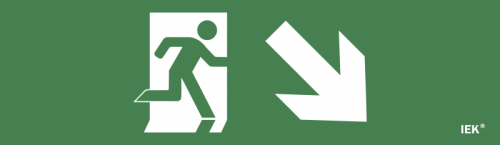 Этикетка самокл. 310х90мм Фигура/стр. вниз вправо IEK | код LPC10-1-31-09-FVNNAPR | IEK