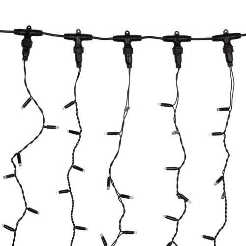 Гирлянда светодиодная "Светодиодный Дождь" 2х3м 760LED син. 78Вт 230В IP65 постоян. свечение провод черн. Neon-Night 235-143 фото 3