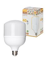 Лампа светодиодная T-40 Вт-230 В-4000 К–E27 (114x183 мм) НАРОДНАЯ | код SQ0340-1644 | TDM НАРОДНЫЙ