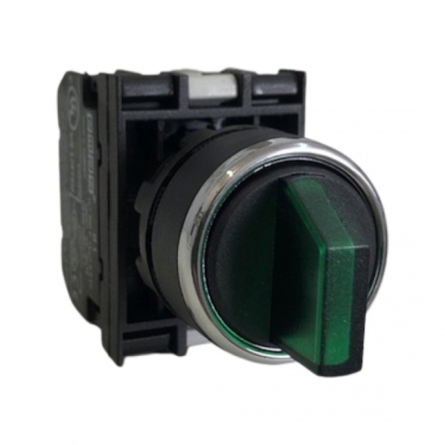 B191SL30Y Переключатель с подсветкой светодиод 2-0-1 с фиксацией зеленый (2НО) 12-30 В перем. и пост. тока | код B191SL30Y | EMAS B191SL30Y Переключатель с подсветкой светодиод 2-0-1 с фиксацией зеленый (2НО) 12-30 В перем. и пост. тока | код B191SL30Y | EMAS