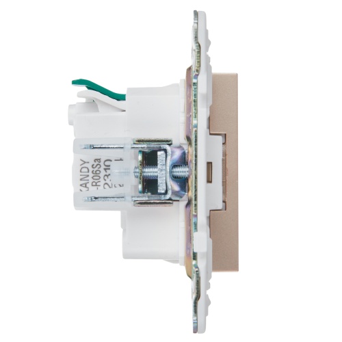 SKANDY Роз. с з/к/ш 16А б/к SK-R06Sa песоч. IEK | код SK-R14-16-1-K98 | IEK фото 2