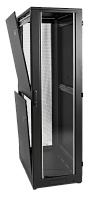 Шкаф телекоммуникационный напольный 42U (600 ? 600) дверь стекло, цвет черный | код ШТК-М-42.6.6-1ААА-9005 | ЦМО