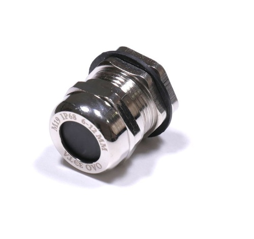 Кабельный ввод М 19 латунный УТ1,5 IP66/IP67/IP68 (аналог У261,d кабеля 6-12 мм) ГОФРОМАТИК (ЗЭТАРУС) | код zeta30112 | ГОФРОМАТИК