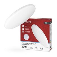 Светильник светодиодный NEO SIMPLE-5565-WH 55Вт 230В 6500K 4400Лм 375x59мм белый IN HOME | код 4690612060828 | IN HOME