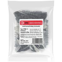 Ввод кабельный сальник NO-224-251 с гибким отводом PGR 11 (d отв.18.6 мм / d провод.5-10 мм) IP54 (упаковка 10 штук) | код Б0065198 | ЭРА