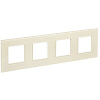 SKANDY Рамка 4-мест. SK-F24B стекло беж. IEK | код SK-M42-G-K10 | IEK