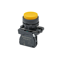 Кнопка выступающая желтая, 1NO, IP65, пластик MTB5-AL51 | код 137234 | MEYERTEC