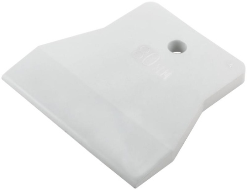 Шпатель 80мм резиновый бел. КУРС 06885 фото 2