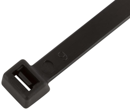 Хомуты нейлоновые для проводов, черные 100 шт., 7,6х400 мм | код 60362 | FIT фото 5