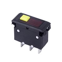 Автомат - предохранитель 250V 15А (3с) RESET-OFF красный с подсветкой REXANT | код 36-2690 | REXANT