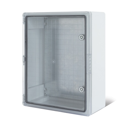 Корпус пластиковый ЩМПп с прозрачной дверцей и монтажной панелью 350х250х150мм, ABS, УХЛ1, IP65 REXANT | код 11-0411 | REXANT