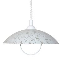 Светильник Эрика 410 НСБ 72-60 М52 матовый белый лифт белый ИУ | код 1005159637 | Элетех