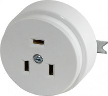 Розетка РШ 32А 250В 2Р+РЕ СУ белая TDM | код SQ1812-0006| TDM