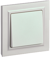 BRITE Выключ. 1-кл. 10А в сб. ВСР10-1-0-БрЖ жемч. IEK | код BR-V10-0-10-K36-F | IEK