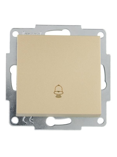 VESNA Кнопка звонка золото | код 742-3688-103 | LEZARD фото 2