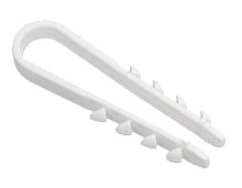 Дюбель хомут 5-10мм нейлон белый ИЭК | код UHH35-5-10-100* | IEK