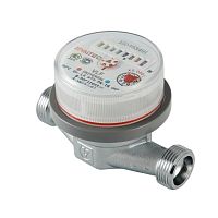 Водосчетчик унив., квартирный, БЕЗ СГОНОВ до +90^С, 1,5м3, 1/2", 110 мм (NEW) | код. VLF-15U-L.110 | VALTEC