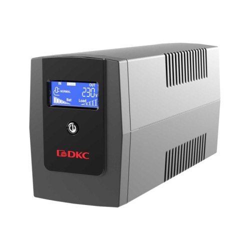 Источник бесперебойного питания ИБП Info LCD 600В.А IEC C13 (3) USB + RJ45 | код INFOLCD600I | DKC