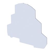 Крышка концевая OptiClip EPCP3L2.5-серый | код 331869 | КЭАЗ