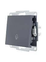 Механизм кнопки звонка СП VESNA графит LEZARD 742-3488-103