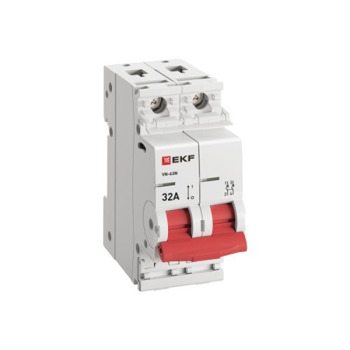 Выключатель нагрузки 2п 32А ВН-63N PROxima | код S63232 | EKF фото 4