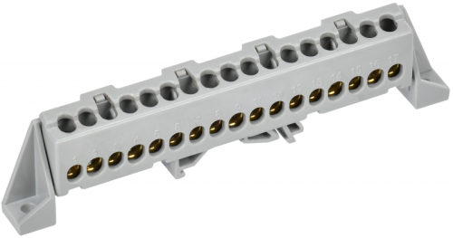 TEKFOR Шина L фаза в комб. изол. Стойка 6х9-17-Ср IEK | код TF-NN10-17-DP-K03 | IEK