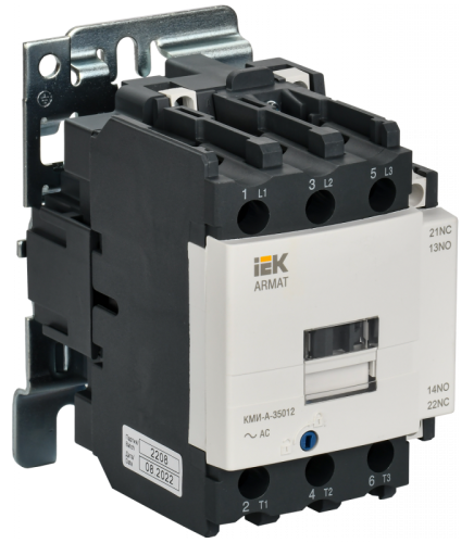 ARMAT Контактор КМИ-А-35012 LC1D 50А 110В/АС3 1НО/1НЗ IEK | код AR-ACC-31-050-110-11 | IEK