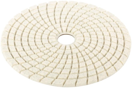 Круг алмазный гибкий шлифовальный АГШК (липучка), влажное шлифование, 125 мм, Р 50 | код 39881 | FIT фото 5