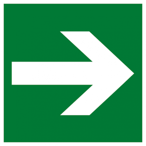 Знак эвакуационный E 02-01 Направляющая стрелка 200х200 мм, пластик с покрытием фотолюминесцентным ГОСТ Р 12.4.026-2001 EKF | код pn-e-02-01-f | EKF Знак эвакуационный E 02-01 Направляющая стрелка 200х200 мм, пластик с покрытием фотолюминесцентным ГОСТ Р 12.4.026-2001 EKF | код pn-e-02-01-f | EKF