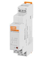 Реле промежуточное РЭК-1М/2 16А 24В АС/DC (DIN-рейка, 2р-контакт) TDM | код SQ0701-0084 | TDM