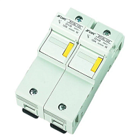 Держатель вставок плавких цилиндр., 2P, 125A, 690VAC, 22x58mm, 4M | код RT18L-125-2 | CHFE