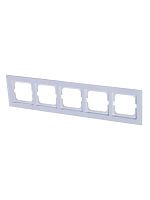 Рамка 5-постовая, серия axcent, цвет белый 1725-284 | код 2CKA001754A4347 | ABB