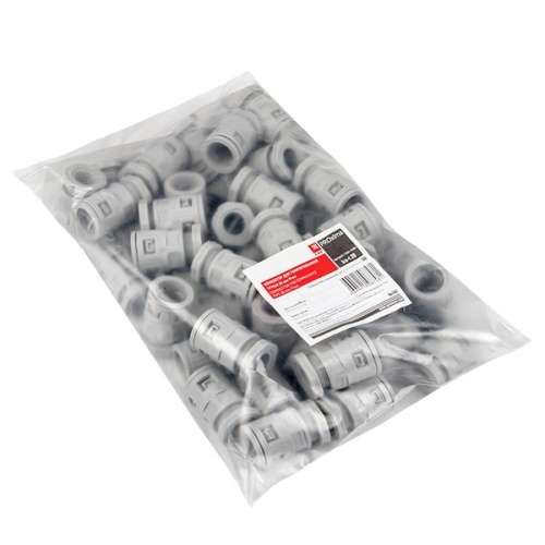 Коннектор для гофрированной трубы (20 мм) (50 шт)-Plast | код kn-t-20 | EKF фото 5 Коннектор для гофрированной трубы (20 мм) (50 шт)-Plast | код kn-t-20 | EKF фото 5