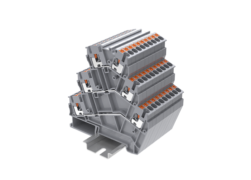 TPTS2.5-2-GY Клемма TP проходная 3-уровневая угловая, Push-in, сеч.2.5мм2, сер., шт | код TPTS2.5-2-GY | SUPU TPTS2.5-2-GY Клемма TP проходная 3-уровневая угловая, Push-in, сеч.2.5мм2, сер., шт | код TPTS2.5-2-GY | SUPU