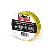 Изолента ПВХ Heavy Duty 19х0.18х20 (ж/з) | код 90823 | Fortisflex