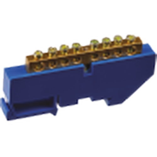 Шина нулевая на DIN-изол NBB-M69-8D/B (71153) | код 17289 | Navigator Group