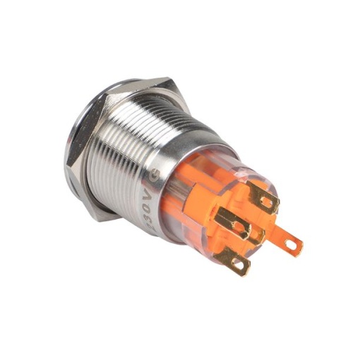 Кнопка S-Pro67 19 мм с фикс, с зеленой подсв, 24В PROxima | код s-pro67-222 | EKF фото 4