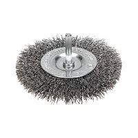 Щетка дисковая для дрели, витая стальная проволока, 100мм KRANZ | код KR-91-1246 | KRANZ