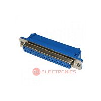 Разъём D-SUB RUICHI DI-37F, 37 контактов | код 54980 | Ruichi