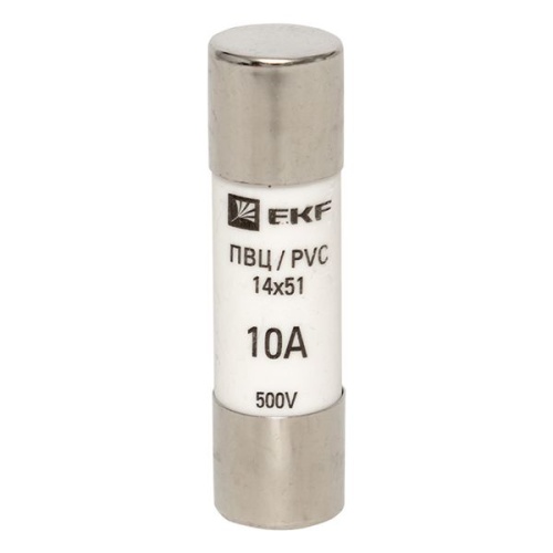 Плавкая вставка цилиндрическая ПВЦ (14х51) 10А PROxima | код pvc-14x51-10 | EKF фото 3