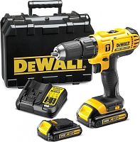 Дрель-шуруповерт DeWalt DCD776S2-ZA 300Вт аккум. патрон:быстрозажимной (кейс в комплекте) | код 1996842 | DEWALT