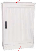 Корпус щита распределительного влагозащищенного 400x500x175мм, навесной, пластик, глухая дверца | код CPA5004 | CETINKAYA PANO