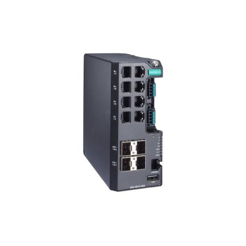 Коммутатор EDS-4012-4GS-HV Managed Gigabit Ethernet switch with 8 10/100BaseT(X) ports, 4 100/1000BaseSFP ports, single power input 110/220 VAC/VDC, t: -10/60 | код 00-06142027 | MOXA Коммутатор EDS-4012-4GS-HV Managed Gigabit Ethernet switch with 8 10/100BaseT(X) ports, 4 100/1000BaseSFP ports, single power input 110/220 VAC/VDC, t: -10/60 | код 00-06142027 | MOXA