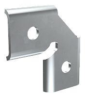 Пластина L-образная с органичителями EZ IEK | код CPL13-L-EZ | IEK