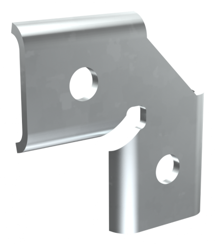 Пластина L-образная с органичителями EZ IEK | код CPL13-L-EZ | IEK