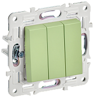 SKANDY Выключ. 3-кл. 10А SK-V11M мятн. IEK | код SK-V30-0-10-K06 | IEK