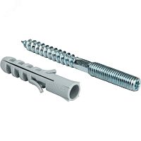 Шпилька сантехническая М8х100мм с дюбелем М 10х50 | код SAC-0020-400100 | STOUT